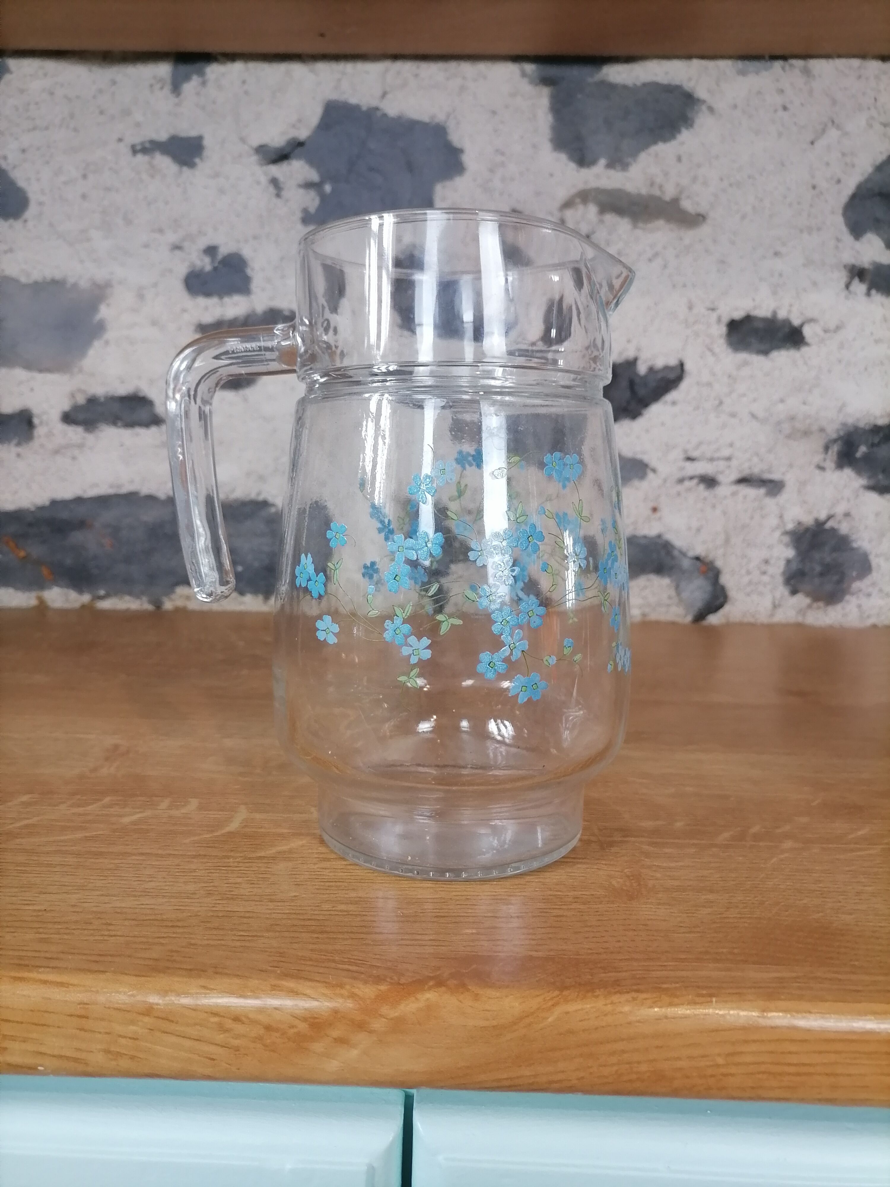 Pichet Carafe En Céramique Arcopal - 25 Cl - Vintage Marron