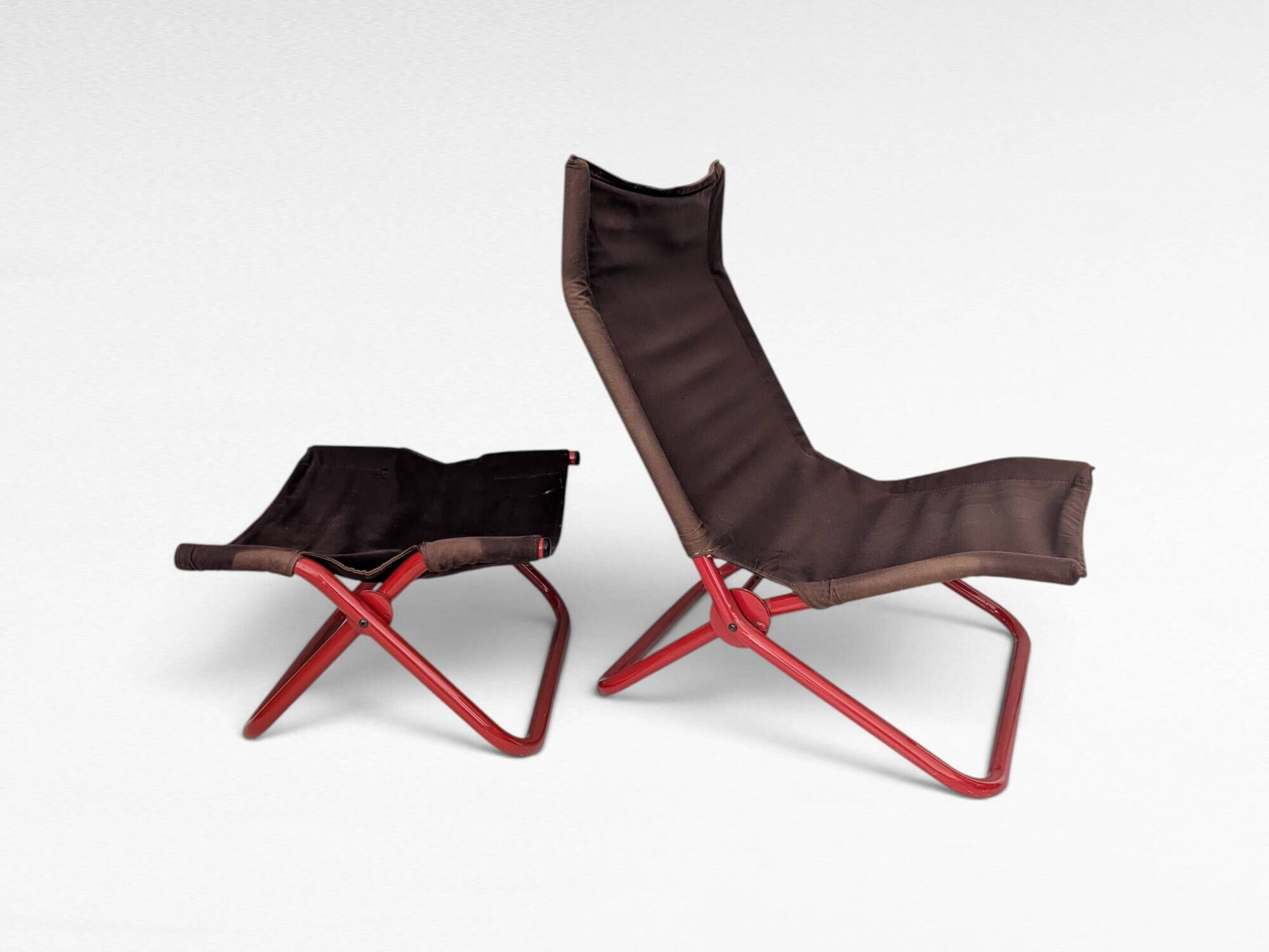 Folding chaise longue "Open" by Jan Dranger and Johan Huldt for Innovator, 1970s.