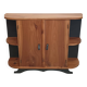 Small buffet or console in natural and black wood