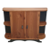 Small buffet or console in natural and black wood