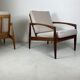 Danish palisander armchairs by Kai Kristiansen