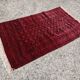 Vintage Baluch carpet handmade from natural wool, Afghanistan 1960.