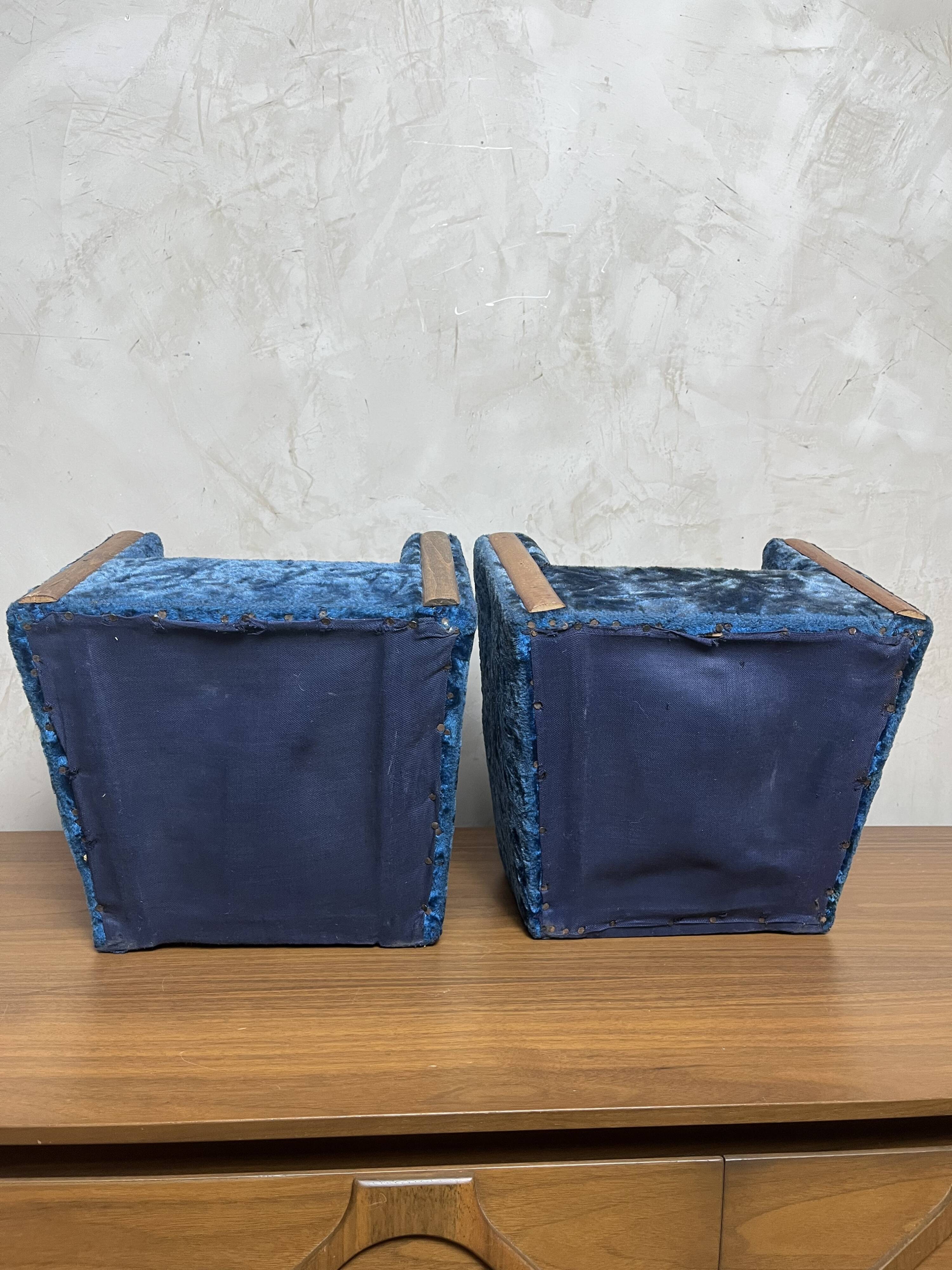 Pair of master's armchairs