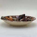 Jaseba tray, majolica, glazed ceramic, germany 1970s