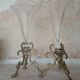 Paire de vases, cornets XIXème