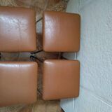 Set of 4 vintage stools from the 70s