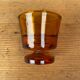 Set of 8 shells in amber glass duralex