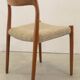 Suite de 6 chaises Niels O Möller modèle 77' Dukkerup