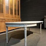 Table ronde patinée
