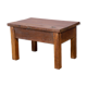 Bedside table - side table in natural burmese teak