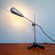 Lampe de travail en métal chromé et fonte, C.F Palmer & Co, London, 1920