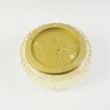 Plafonnier en verre ambré à bulles du milieu du siècle par H. Tynell pour Limburg, années 1960