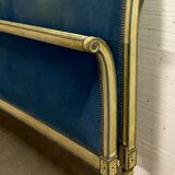 Lit de style Directoire en hêtre patiné XX siècle