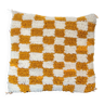 Coussin berbère Damier Jaune Béni Ouarain