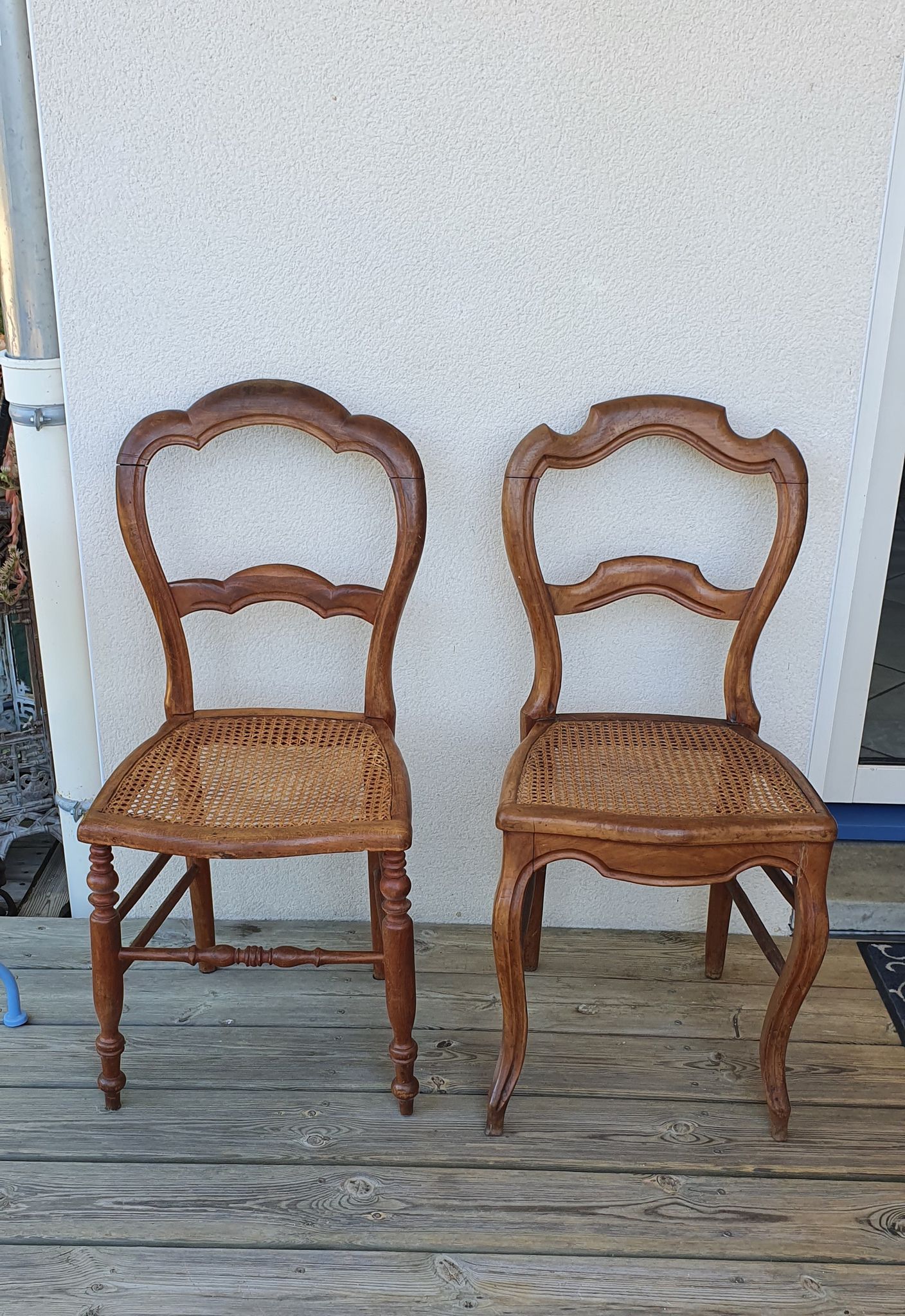 Paire de chaises Louis Philippe