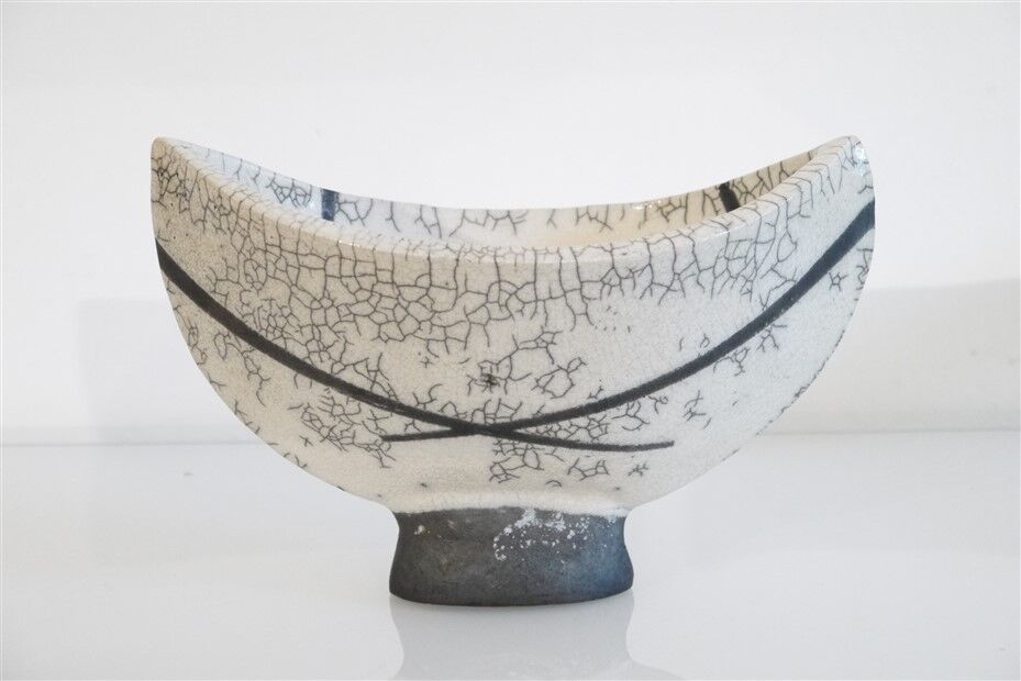 Vintage Raku cup 1970