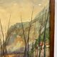 Old painting, marine, signed xx century