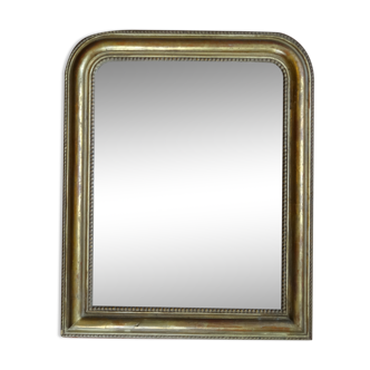 Louis Philippe mirror in gilded wood H 64 cm