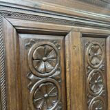 Bonnetière rustique en chêne 19ème