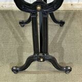 Bistro table with cast iron base - modern design