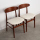 Set of two teak chairs, Danish design, 1960s, production: Denmark
