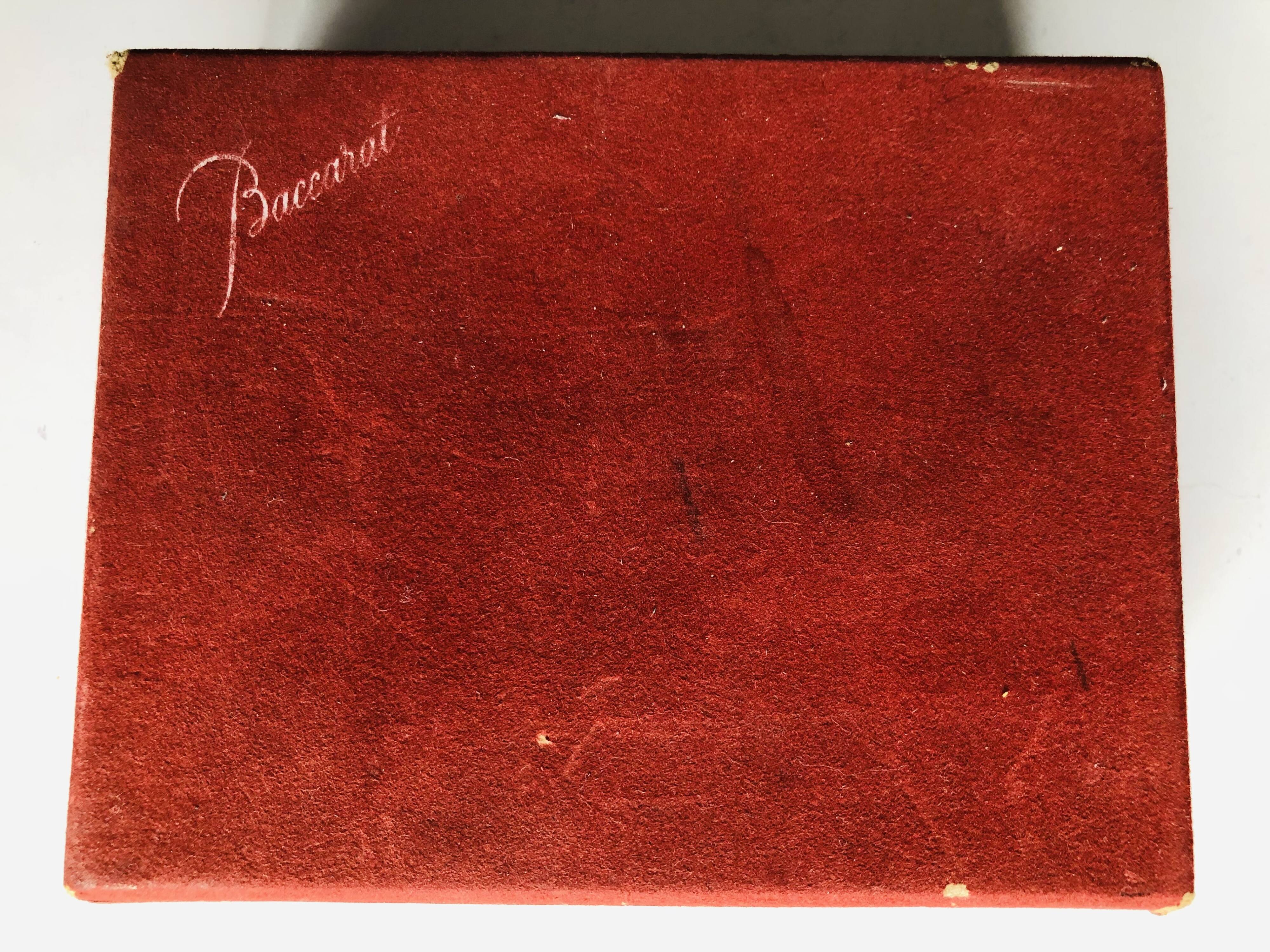 Baccarat crystal ashtray