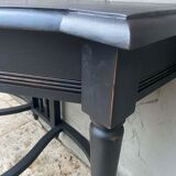 Black wooden console