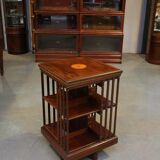 Antique revolving bookcase