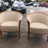 Pair of contemporary armchairs