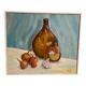 Still life with garlic and onions