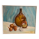 Still life with garlic and onions