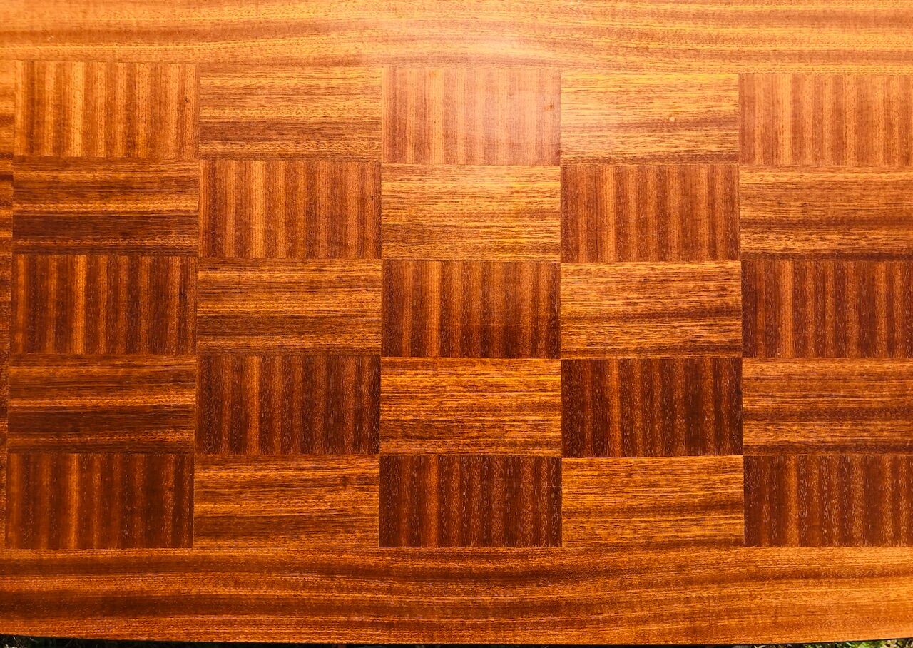 Vintage blond wood coffee table, Circa 60