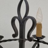 Candelabra floor lamp wrought iron candlestick