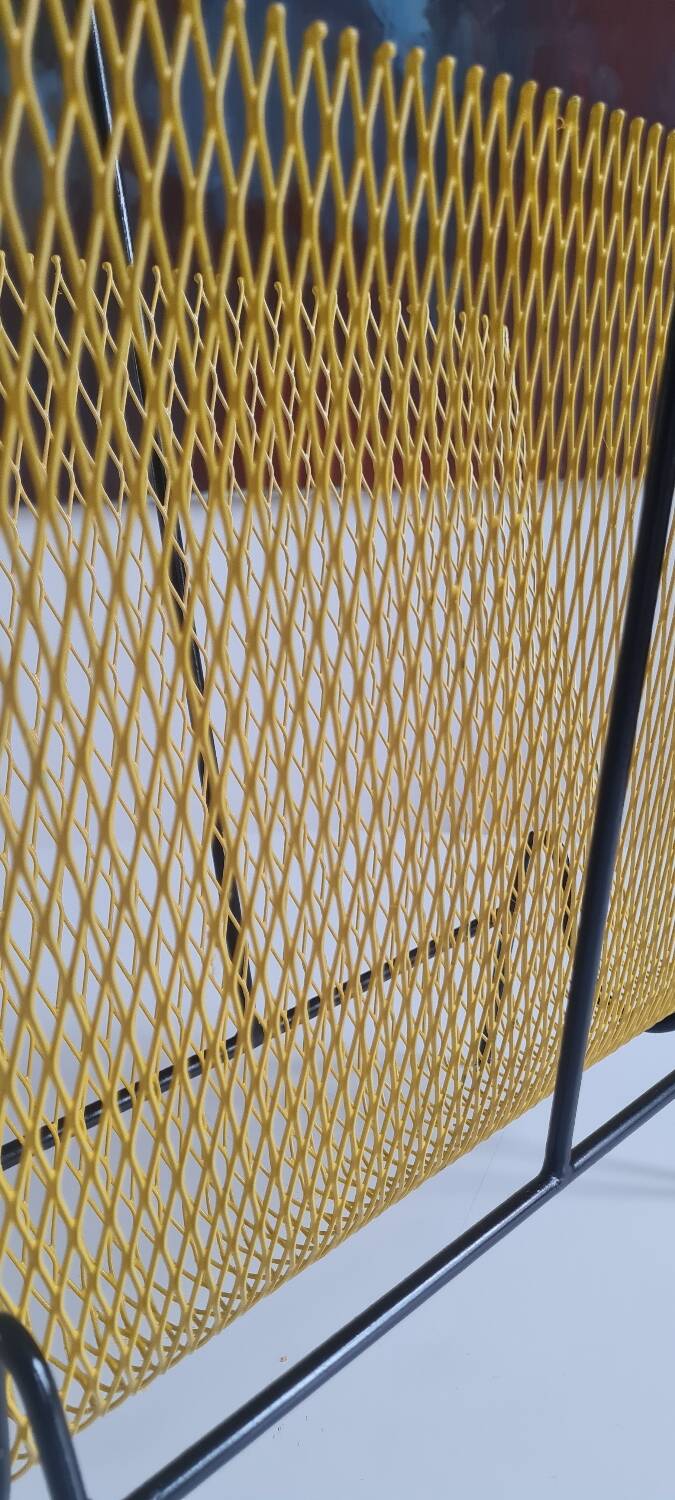 60s metal magazine rack