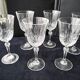 6 RCR crystal wine glasses
