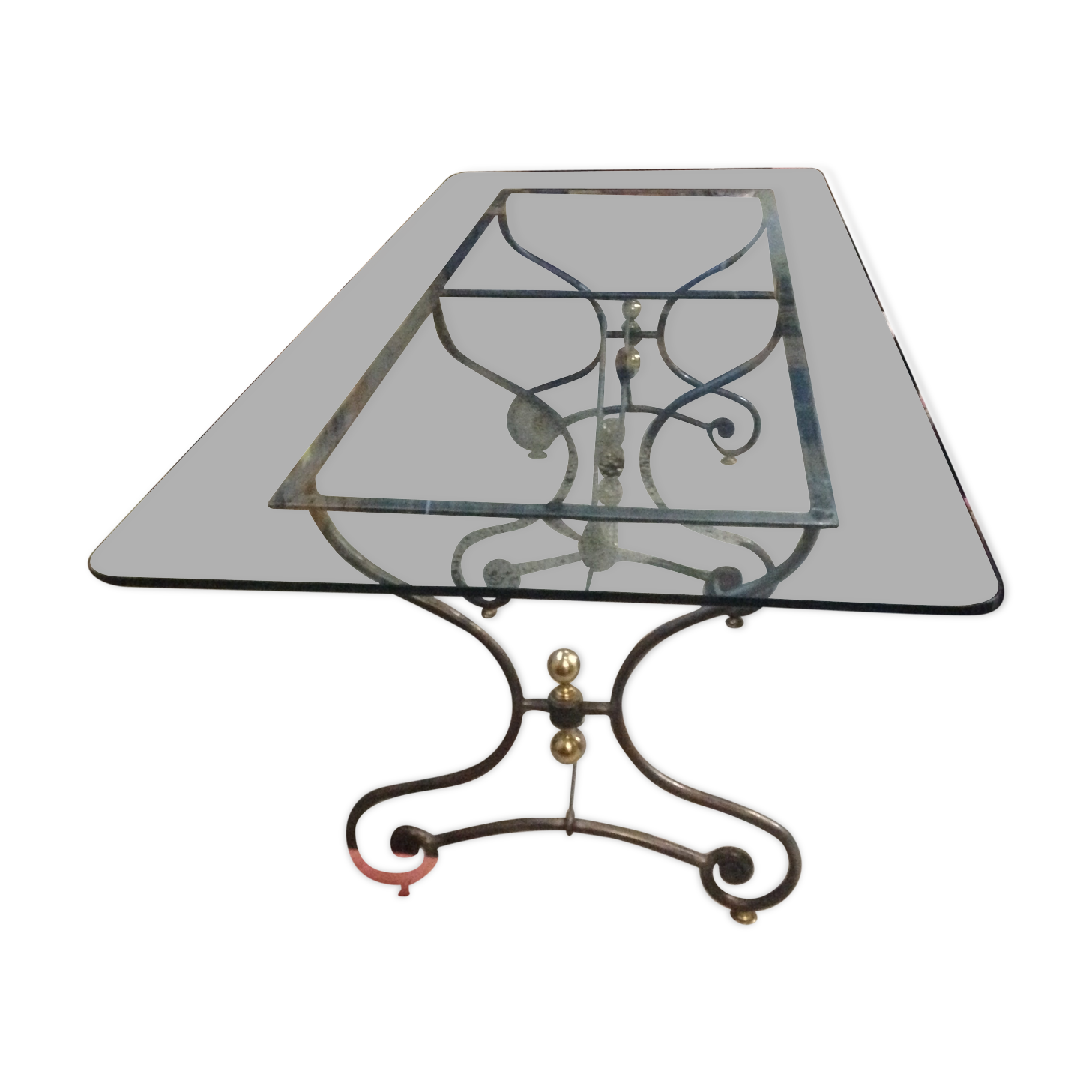 Modern glass table
