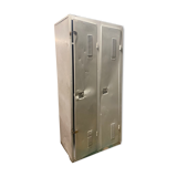 Double metal cloakroom cabinet