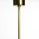 Three staged 18 arm Mid Century brass chandelier with a long brass rod