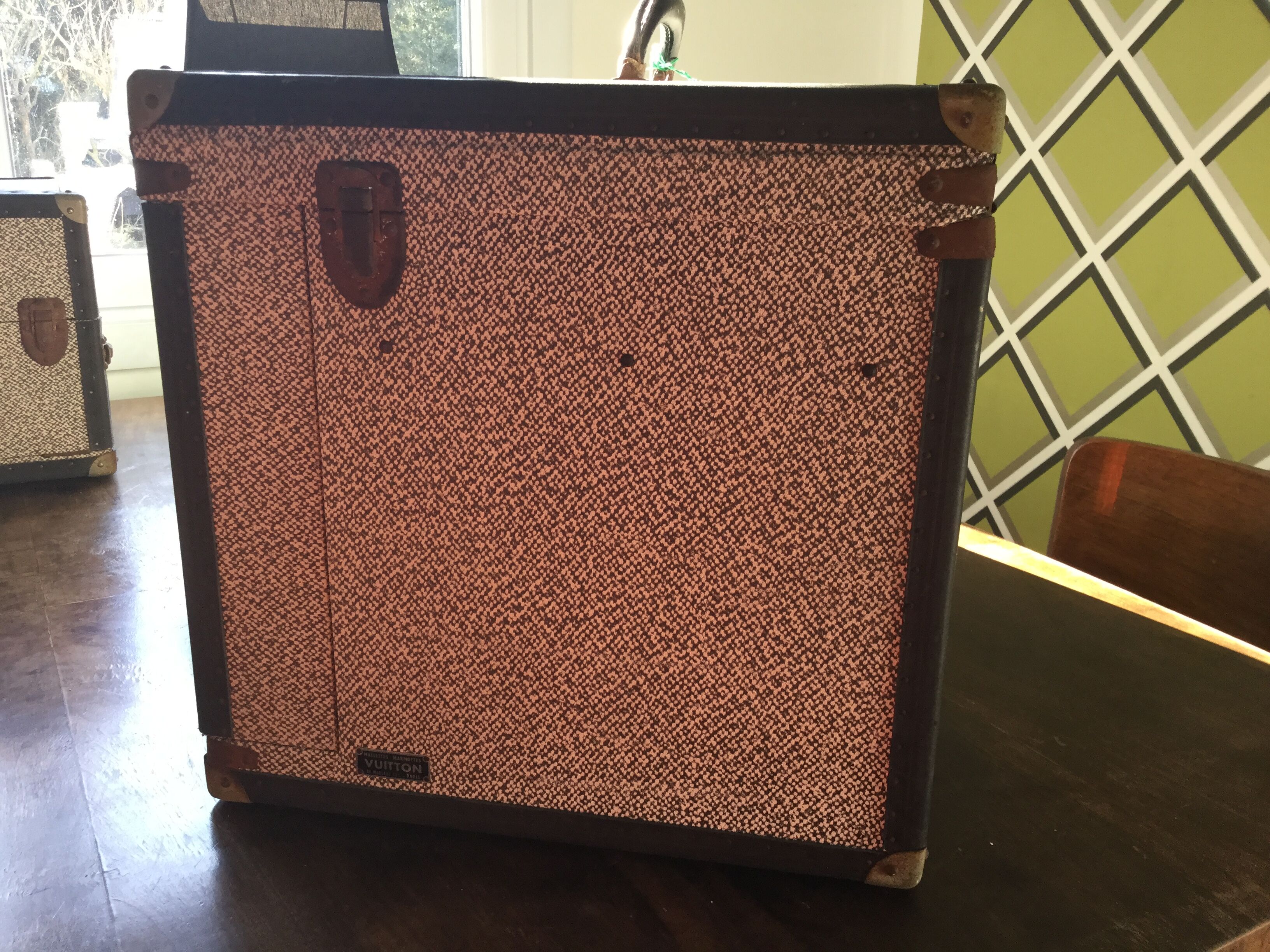 Malle Louis VUITTON Tweed Canvas 1950