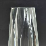 Very Large Mid-Century Murano Faceted Glass Vase by Flavio Poli for Mandruzzato, Italy, 1960s
