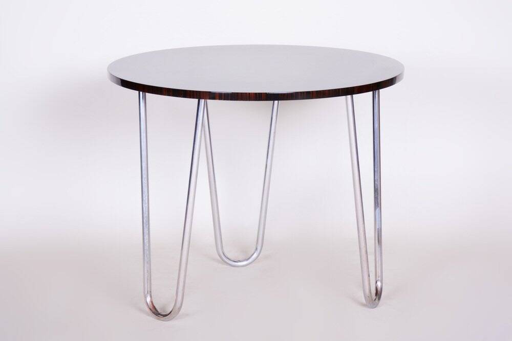 Bauhaus Round Coffee Table, 1940s
