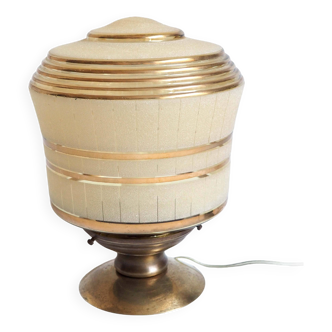 Antique glass lamp