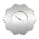 Gigantic rare heavy Sunburst mirror wall clock from the 1970s | Ø 70 cm