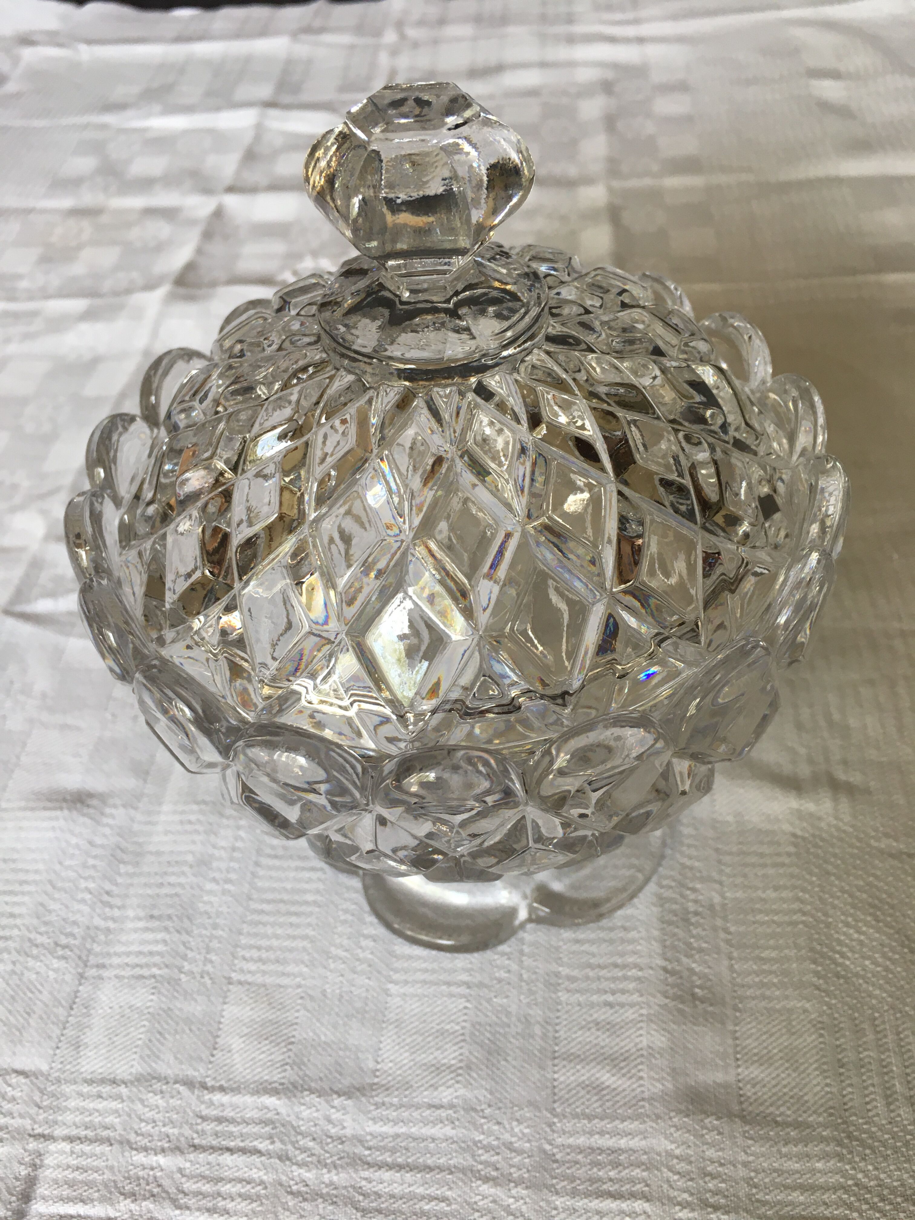 Baccarat cast crystal candy