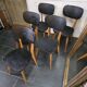5 chaises vintage des années 60