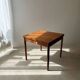 Scandinavian design dining table in solid teak from the 1960s.
