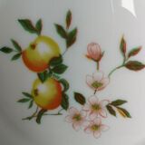 6 assiettes dessert Arcopal décor pomme fleur pommiers vaisselle ancienne elf
