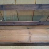 Former wooden display case