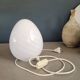 Lampe egg spirale en verre de Murano