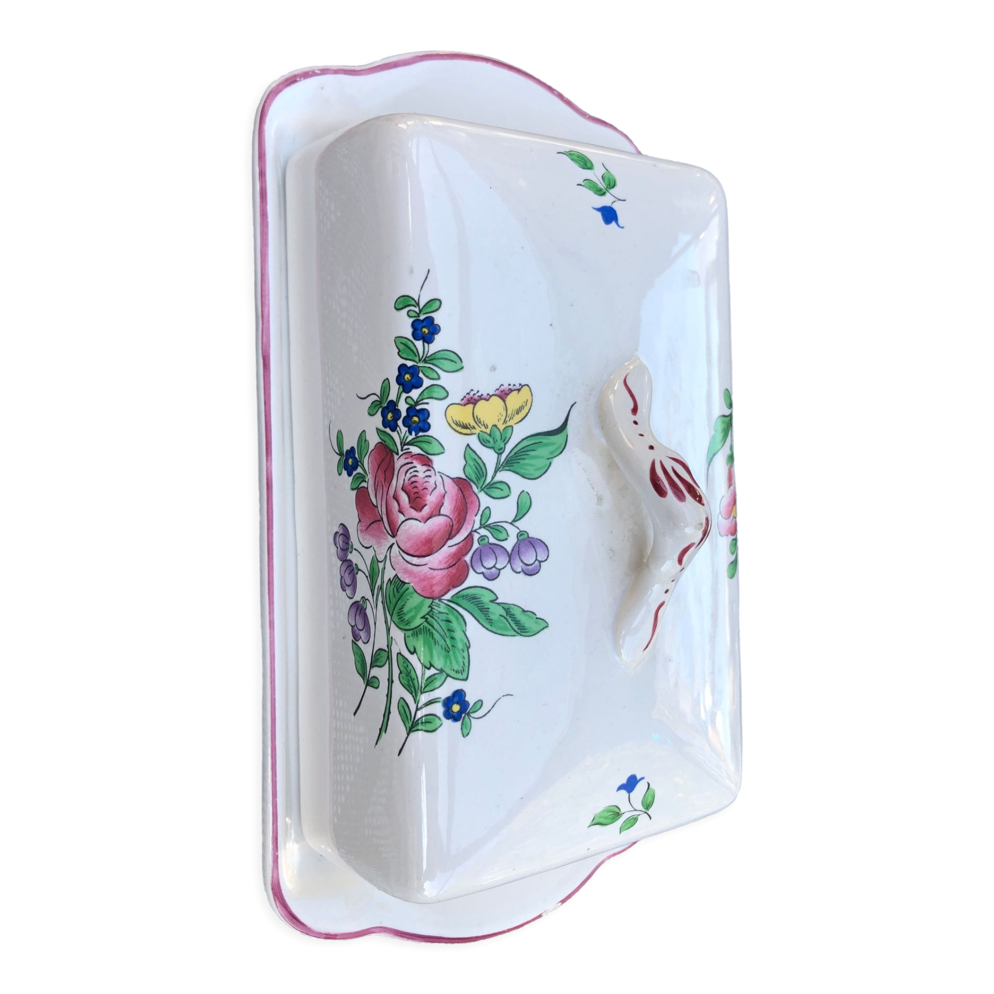 Luneville butter dish
